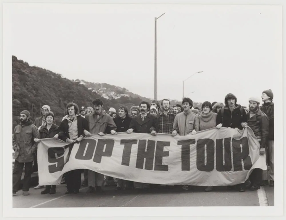 Anti Springbok tour demonstration