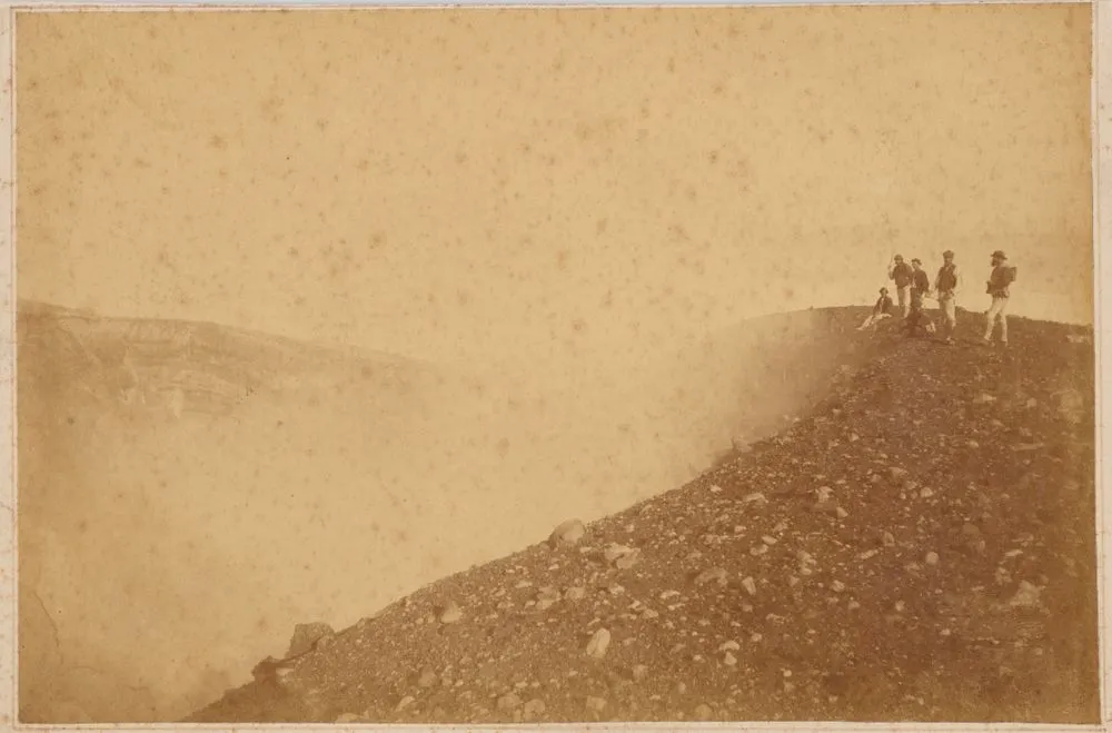 Top of Mount Tarawera - SW end