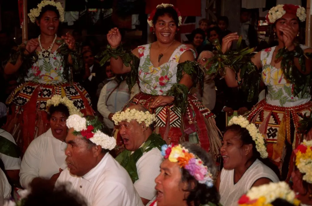 Tuvalu dance group