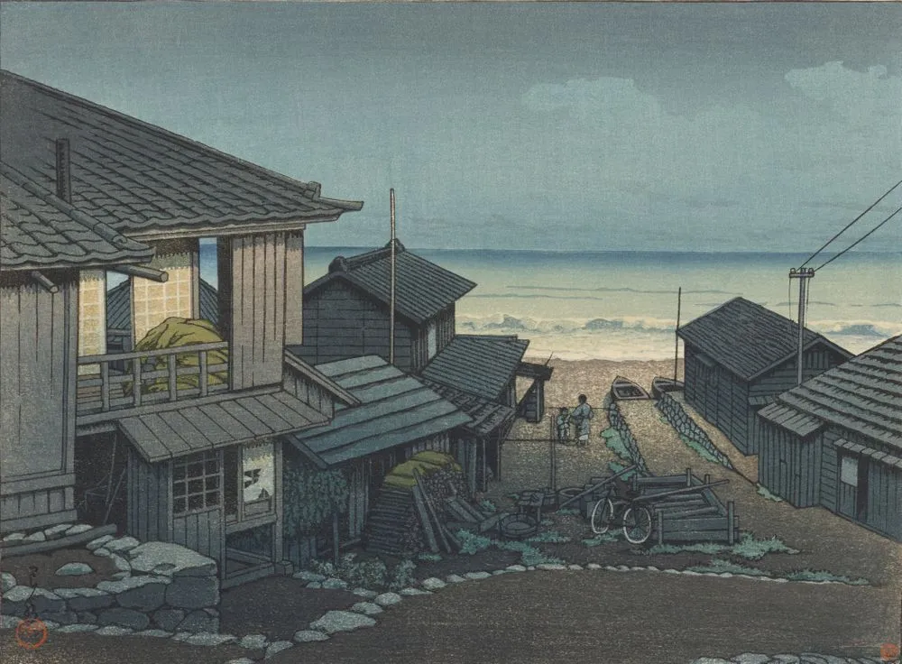 Cloudy day at Mizuki, Ibaraki Prefecture (Mizuki no Komoribi)