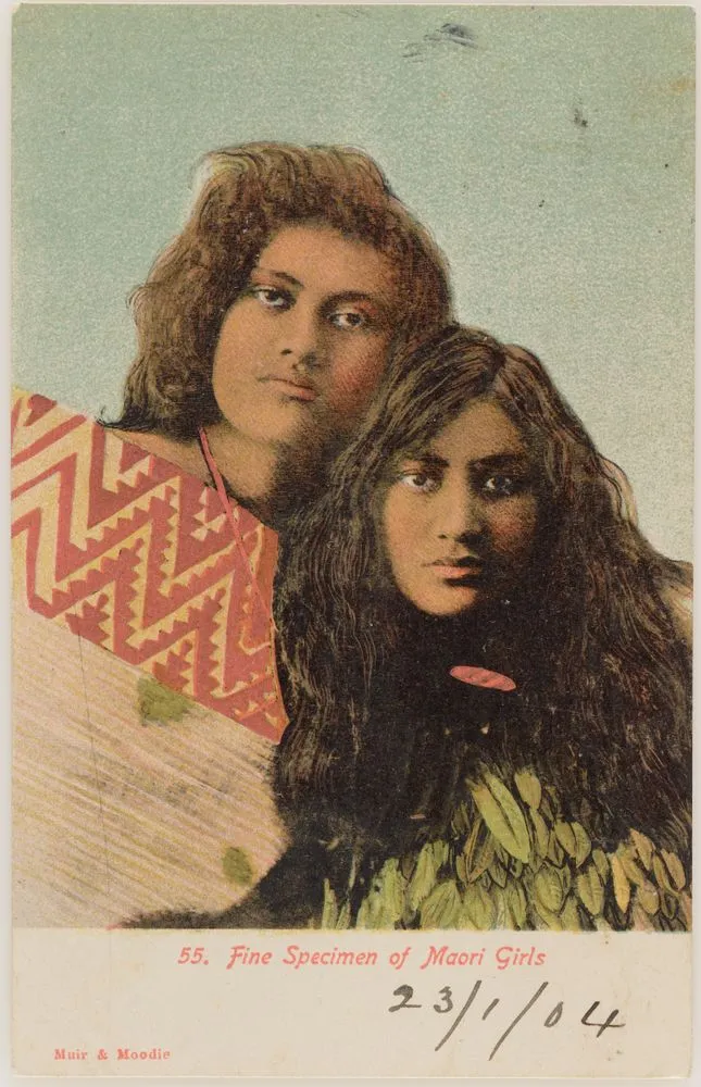 Fine Specimen of Maori Girls