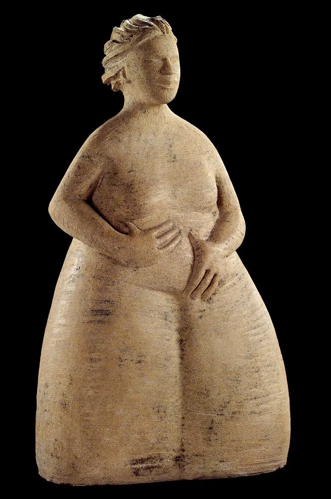 "Hinewaitapu" Ceramic Sculpture( female)