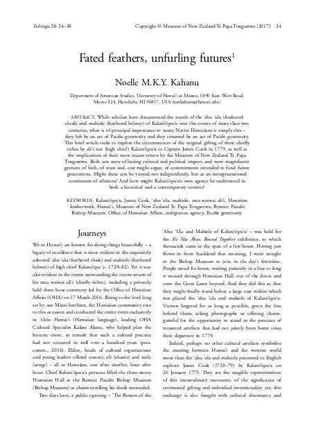 Fated feathers, unfurling futures