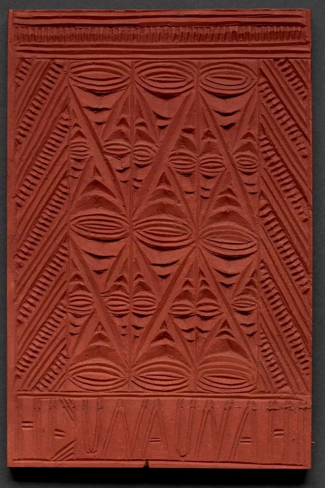 Tauira (Unaunahi carving pattern)