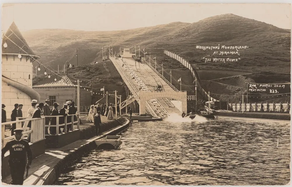 Wellington's Wonderland at Miramar "The water chute"