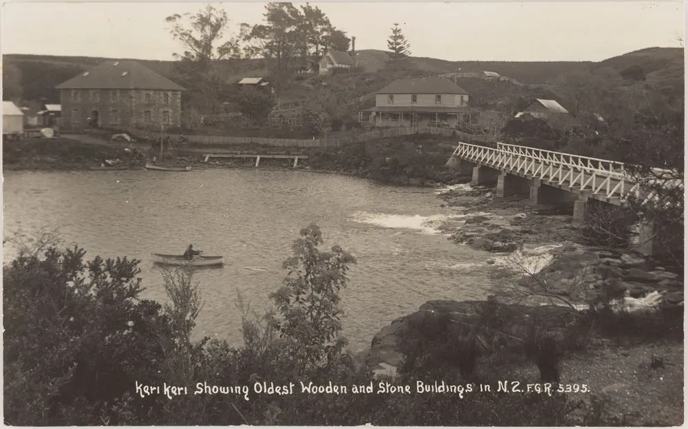 Kerikeri, Showing Oldest Wooden and Stone Buildings in N.Z.