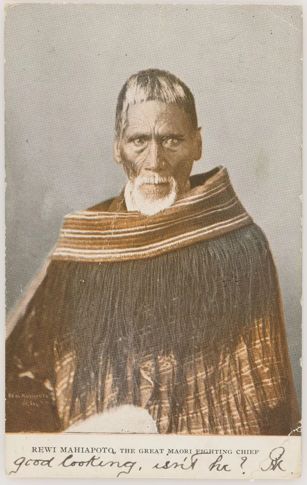 Rewi Maniapoto, the great Maori fighting chief