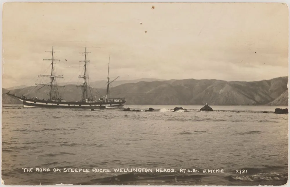 The Rona on steeple rocks, Wellington heads