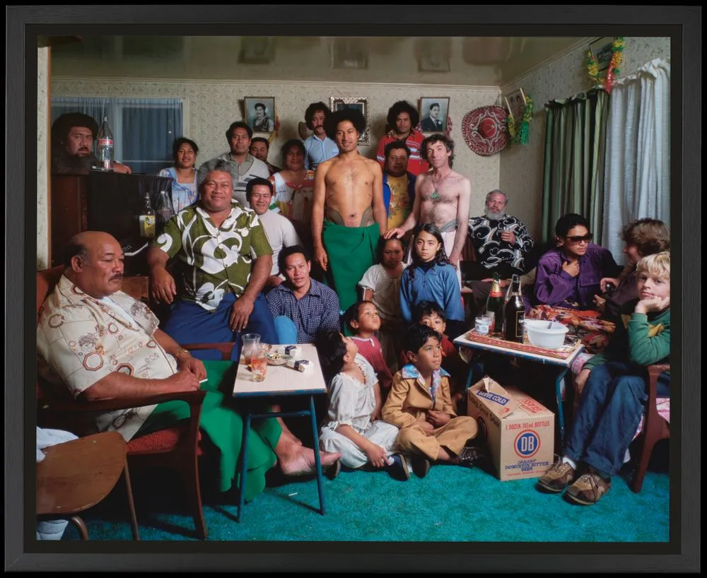 Tatau, 1980. Grotto Rd, Onehunga, Auckland. The evening of the umusaga for Fuimaono Tuiasau