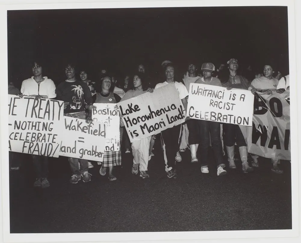 Maori Land Protest at Waitangi