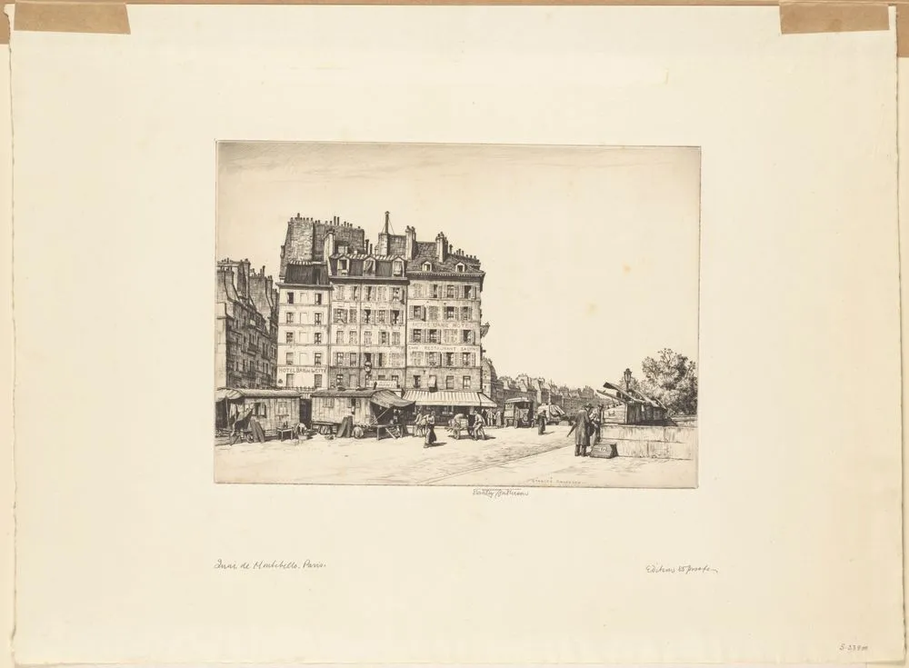 Quai de Montebello, Paris.