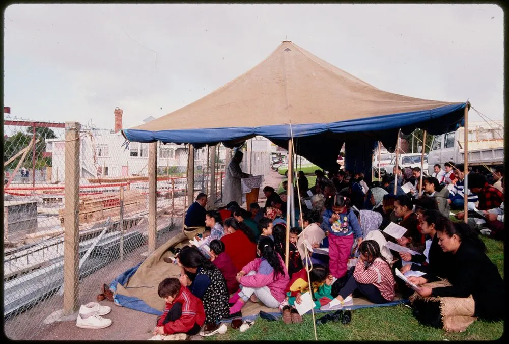 First blessing of Tongan methodist church Vaine Mo'onia (The True Vine), Grey Lynn, Auckland