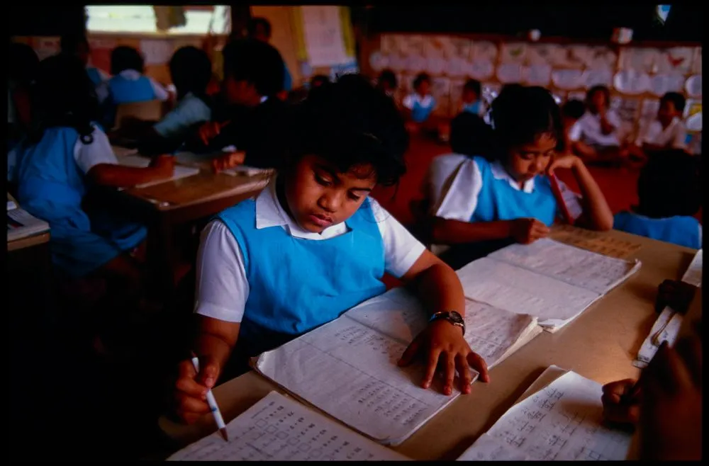 Primary school classroom, Niue
