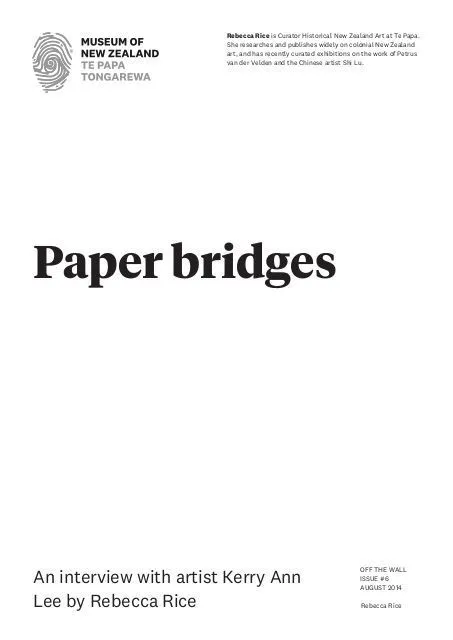 Paper bridges