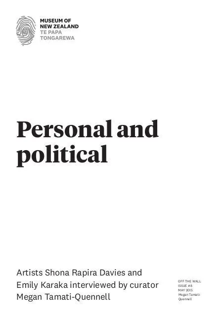 Personal and political