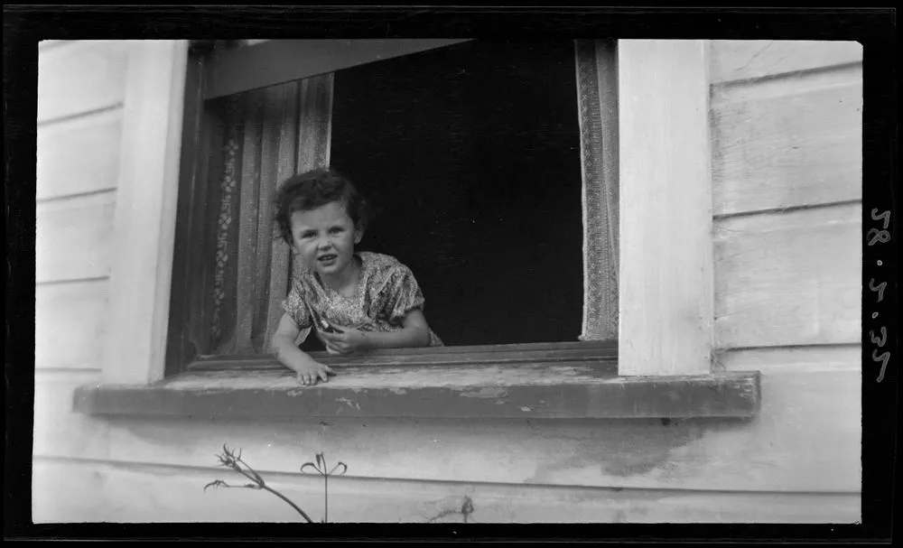 Child at window