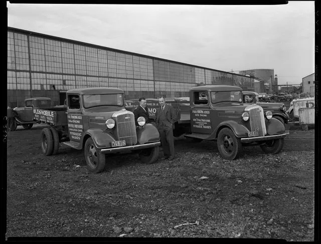 Cars at General Motors Assembly Plant, Petone