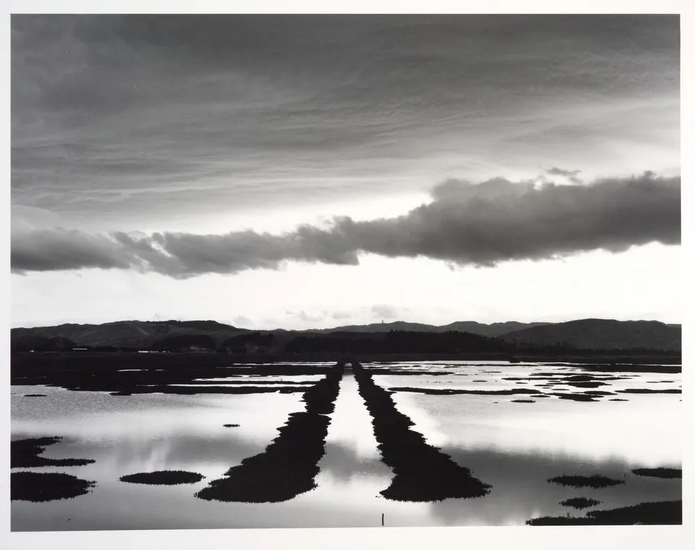 Field drain after Cyclone Bola, Napier, 1988