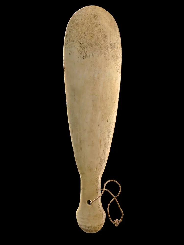 Patu parāoa (whale bone hand club)