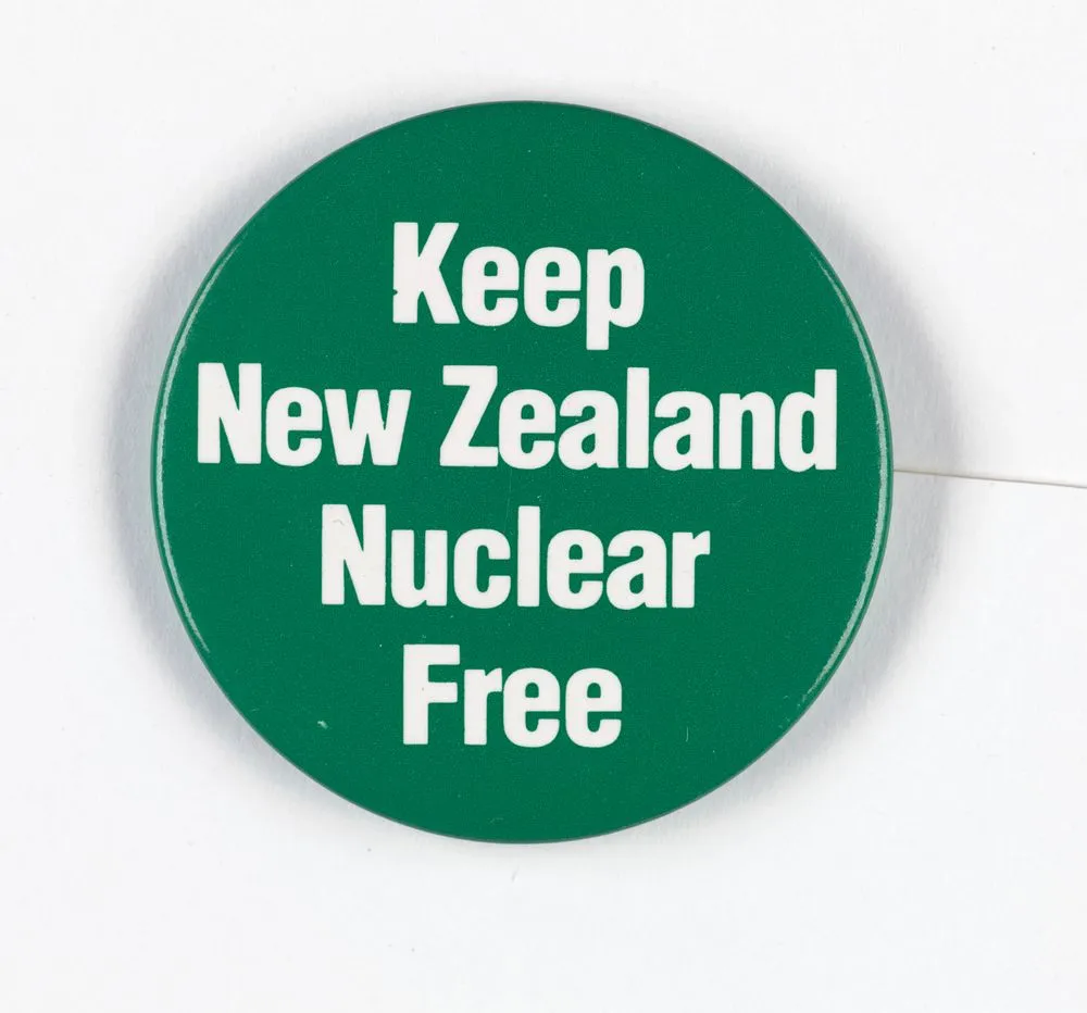 'Keep New Zealand Nuclear Free' badge
