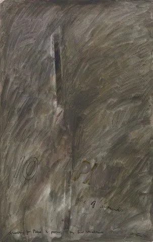 Drawing for "Pine" - a poem by Bill Manhire no.10