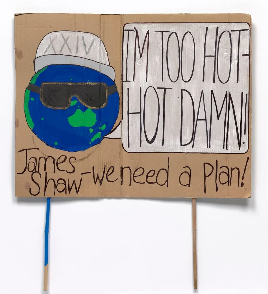 School Strike for Climate Action placard