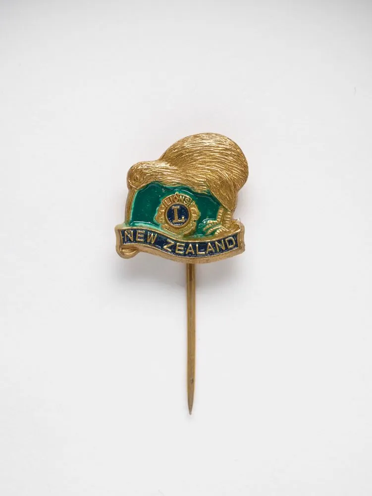 Lions New Zealand lapel pin