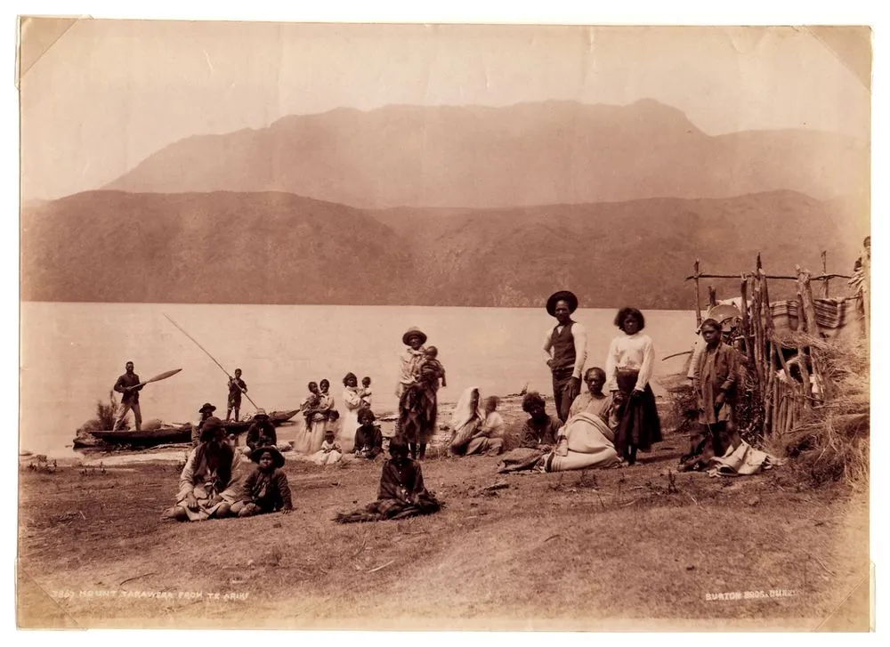 Mount Tarawera from Te Ariki