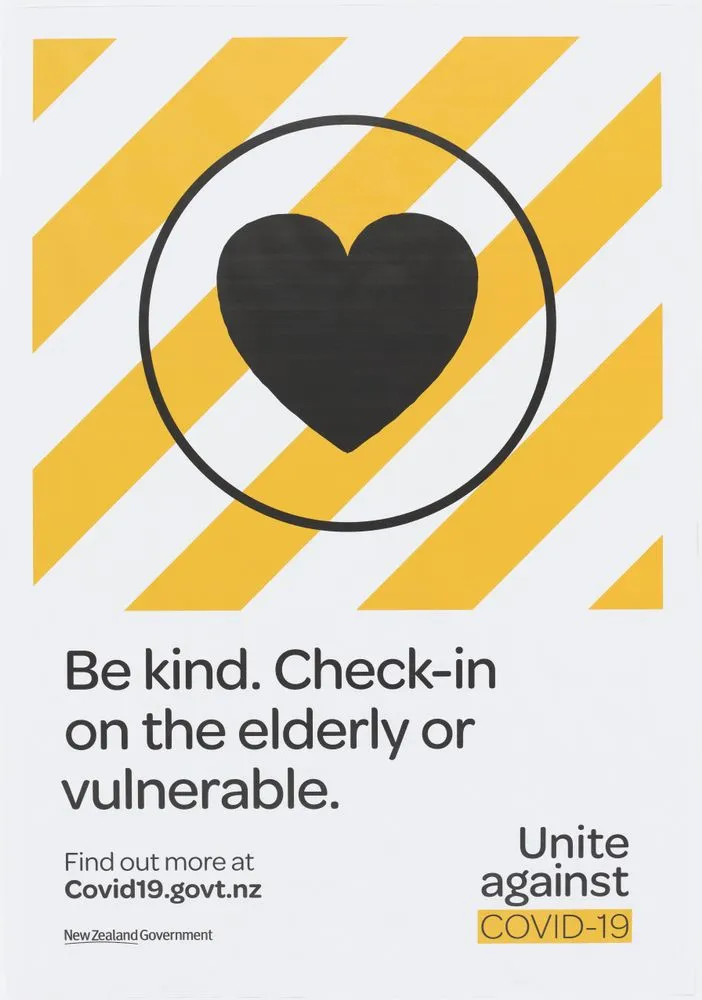Be kind Covid-19 poster