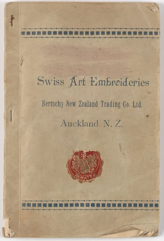 Swiss Art Embroideries sample book