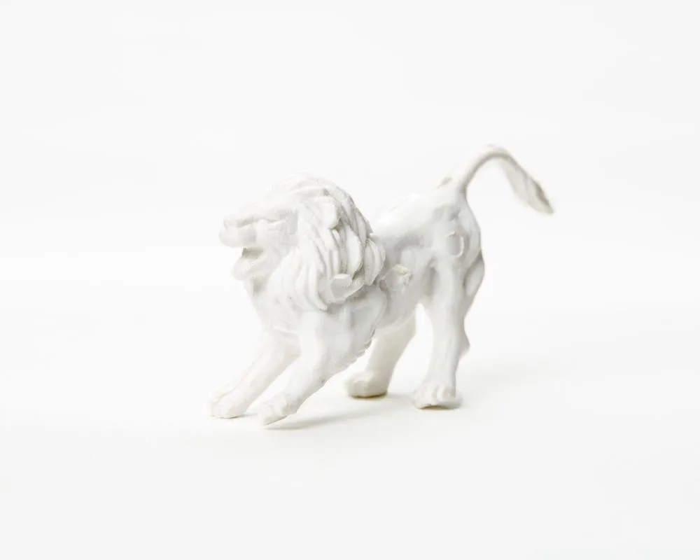 Plastic cereal collectible, Big Game Animals series, Lion
