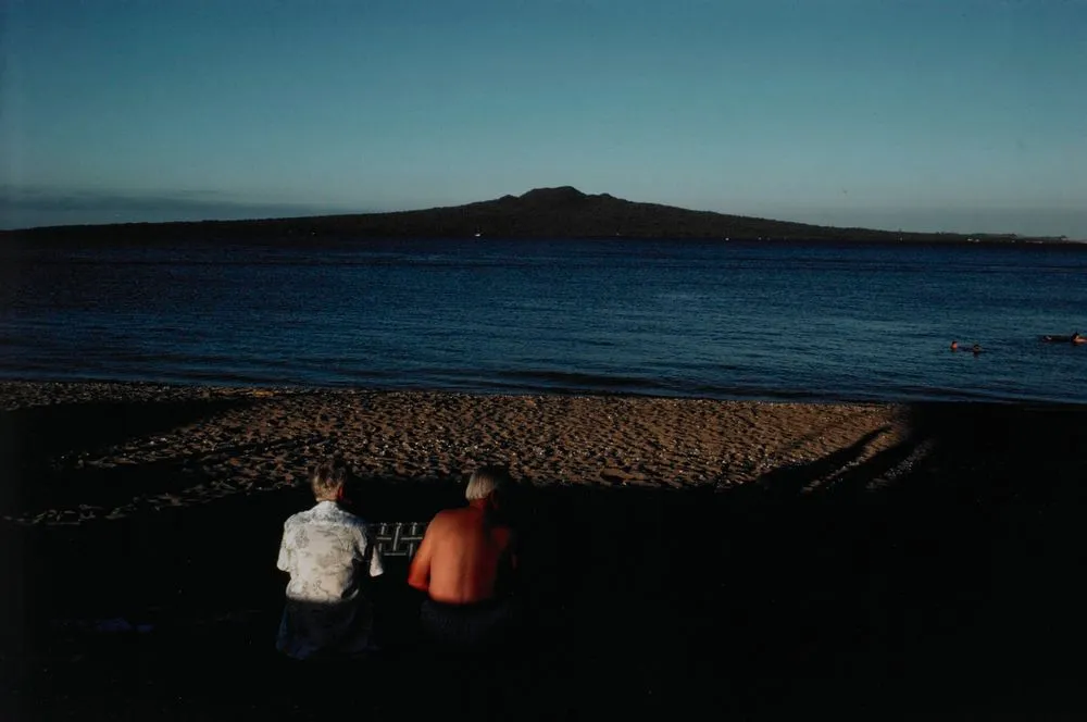 Cheltenham Beach, Devonport, 1980. From the series: The North Island of New Zealand
