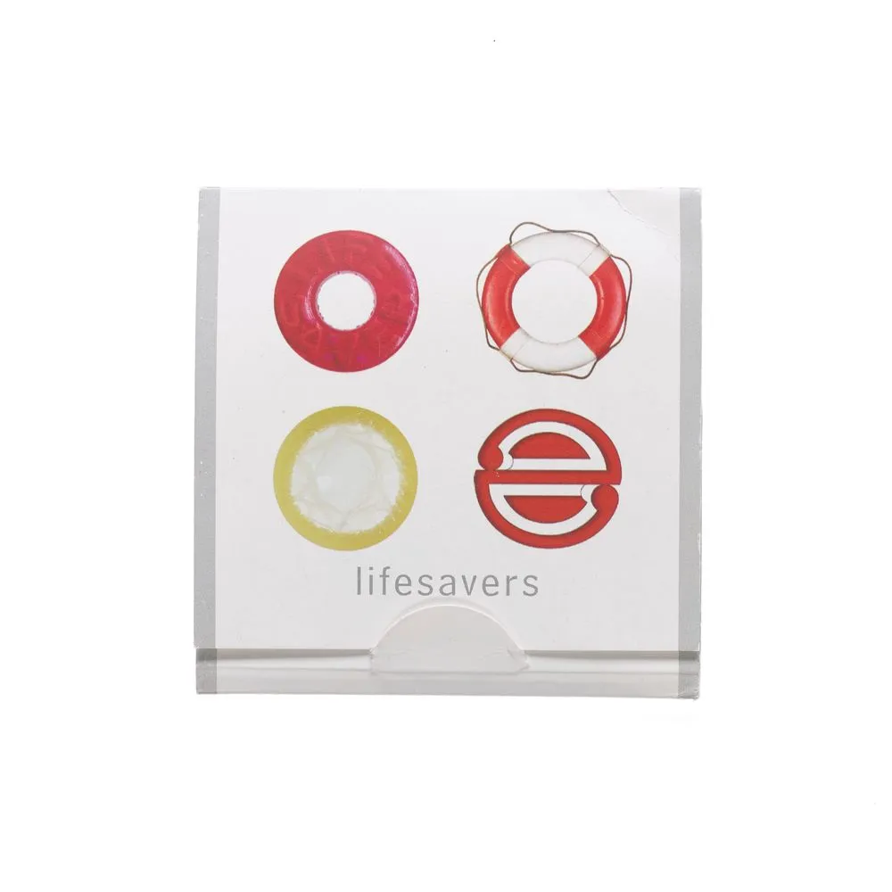Lifesavers condom packet