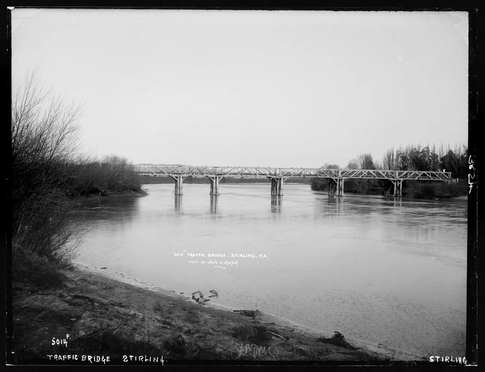 Traffic bridge, Stirling, N.Z.