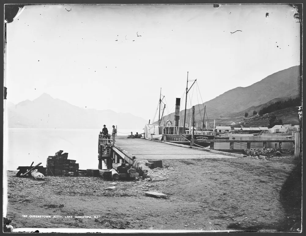 Queenstown Jetty, Lake Wakatipu, N.Z.