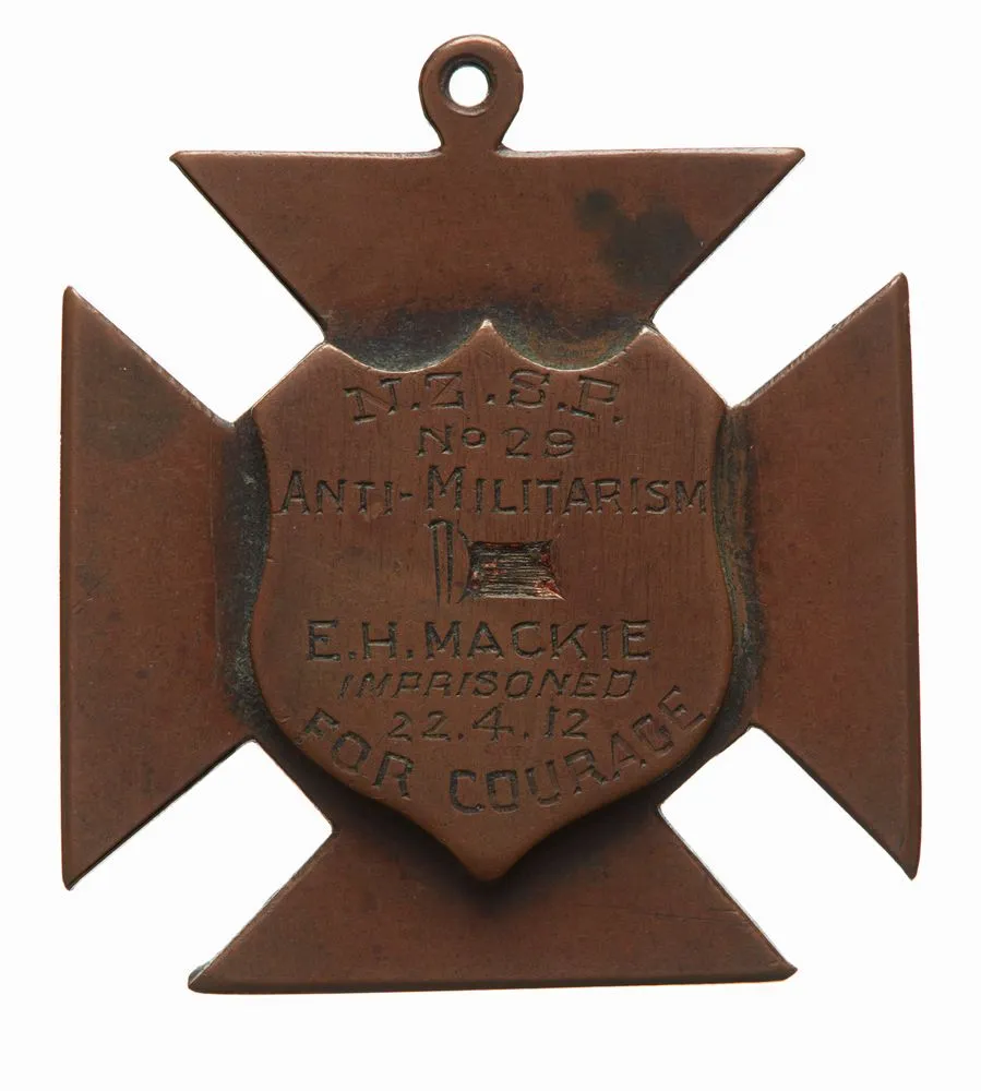 Anti-militarism medal, 'The Socialist Cross of Honour'