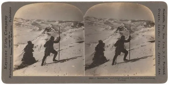 Sexishorn and other Rugged Peaks of the Jotunheim, Norway