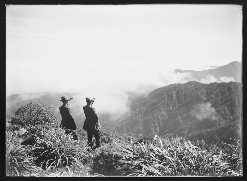 The cloud sheet - upper surface approximately 3000 feet above sea-level -- from the top of Waiopehu