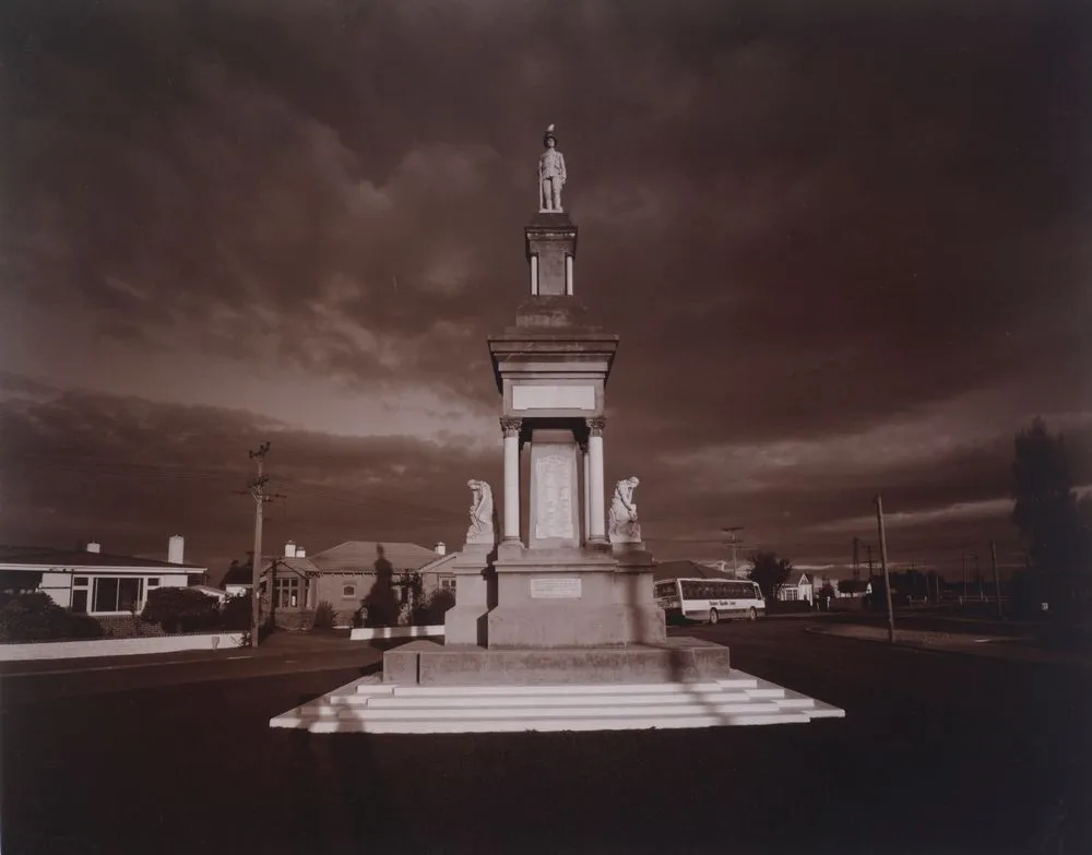 War Memorial. Balclutha. From the portfolio: View - 10 Photographs by Laurence Aberhart