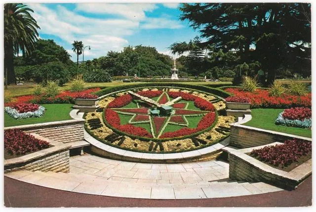 Floral clock, Albert Park, Auckland