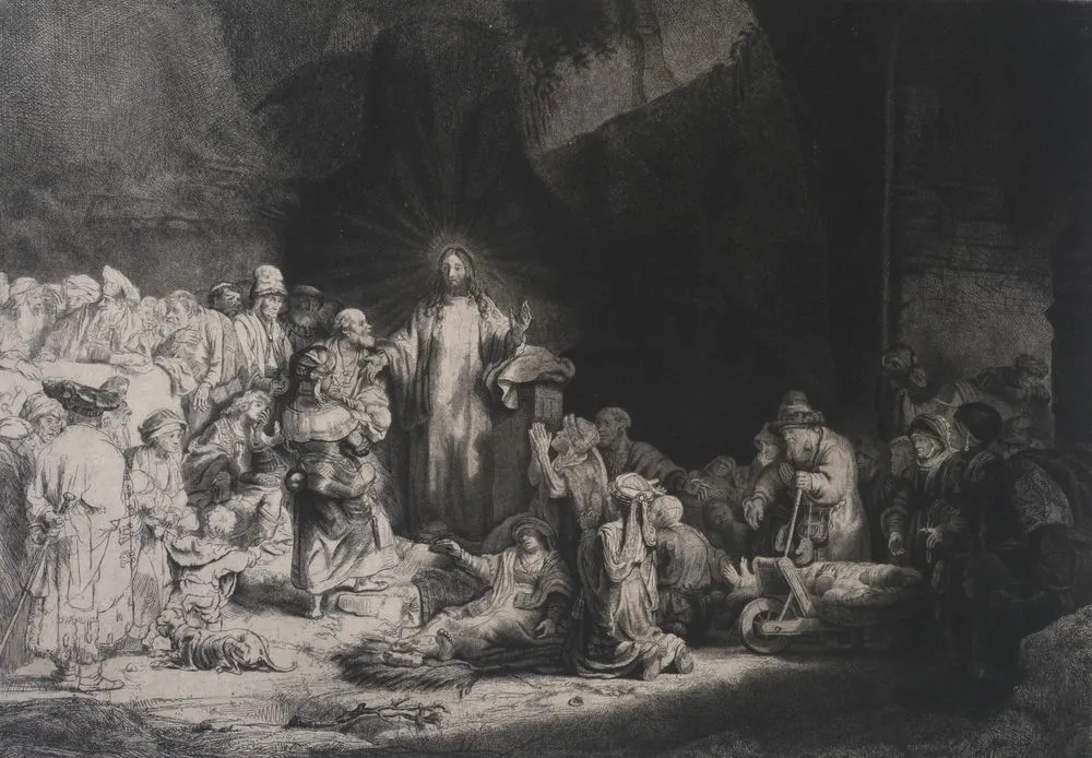 Christ healing the sick ('The hundred guilder print').
