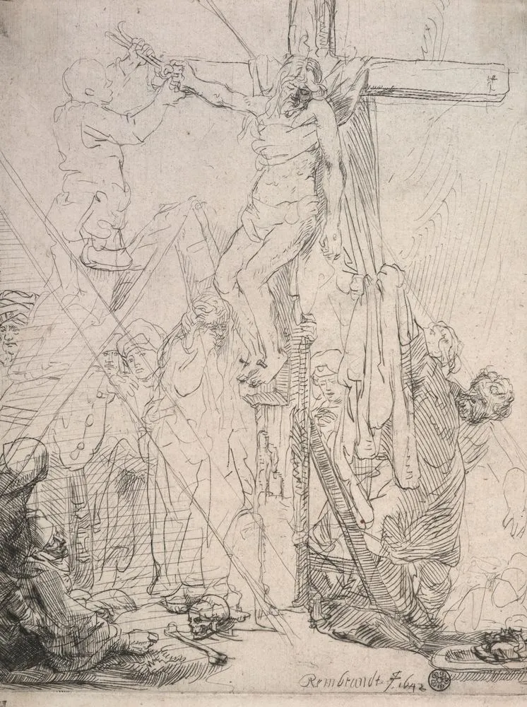 The descent from the cross: a sketch.