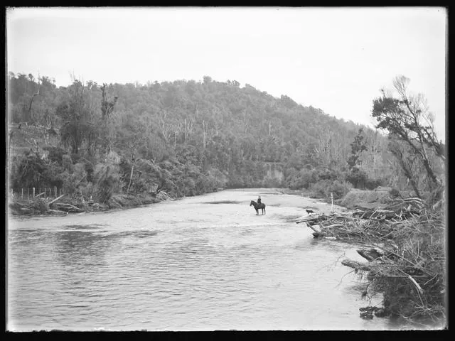 Picturesque reach of the Ohau river