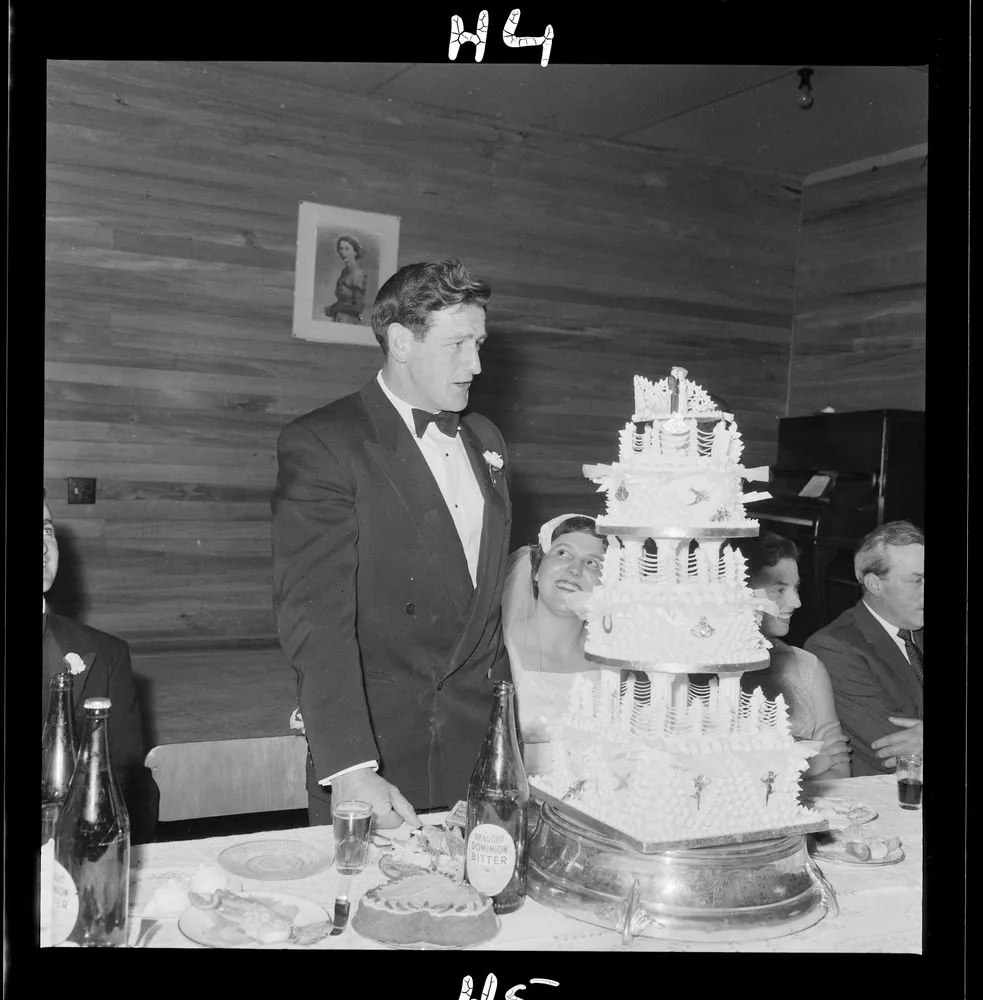 Wedding; inscribed 'D. Terry - Miss M. Taylor'