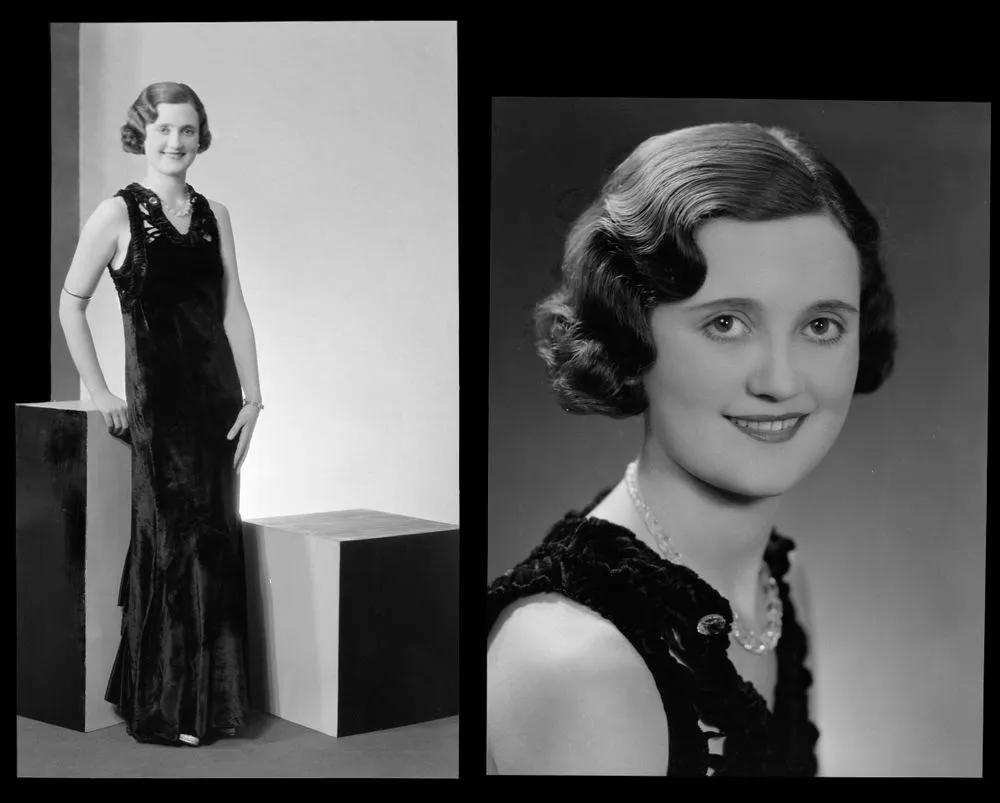 Woman; inscribed 'Miss Jean Dunder'