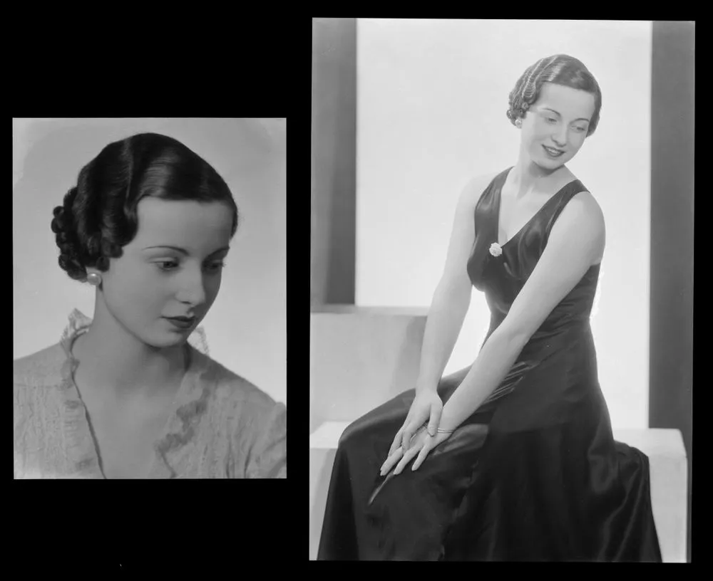 Woman; inscribed 'Miss Esme Harding'