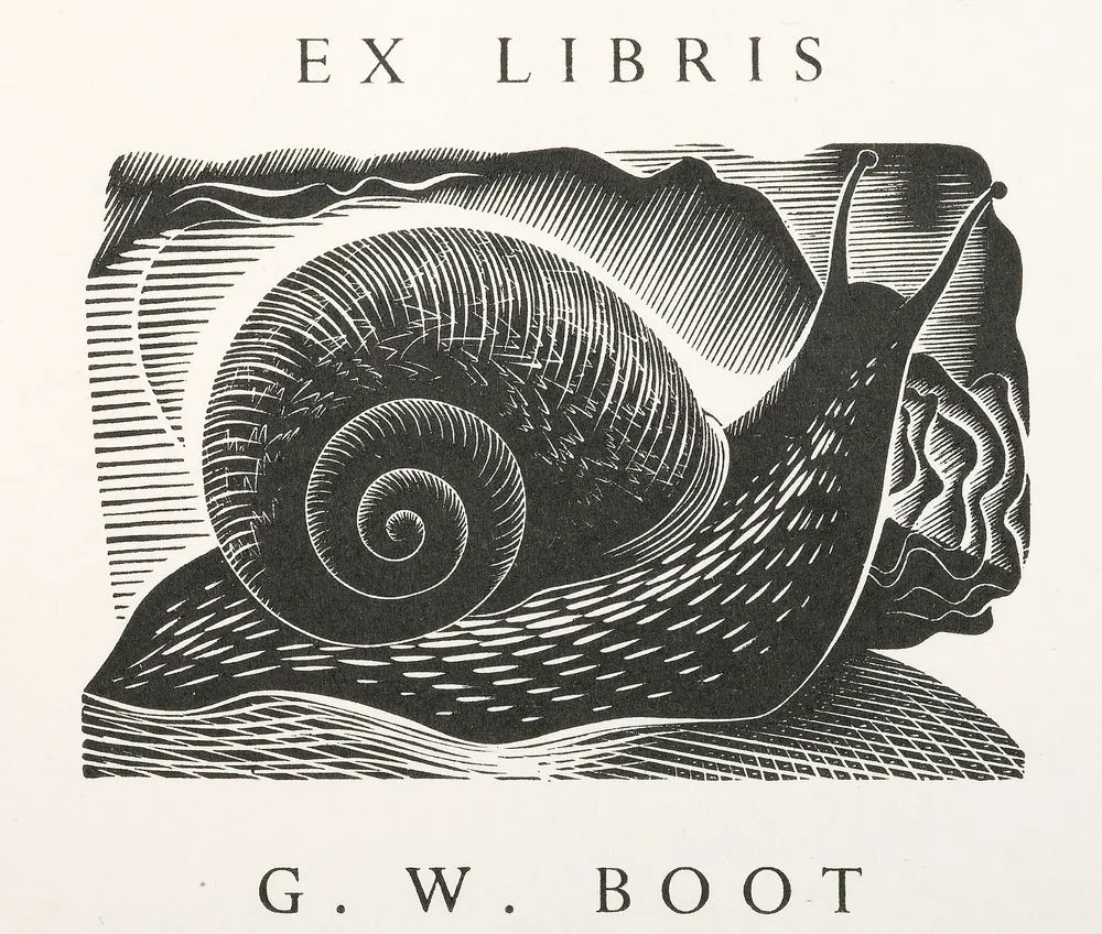 Bookplate: Ex libris G.W. Boot.