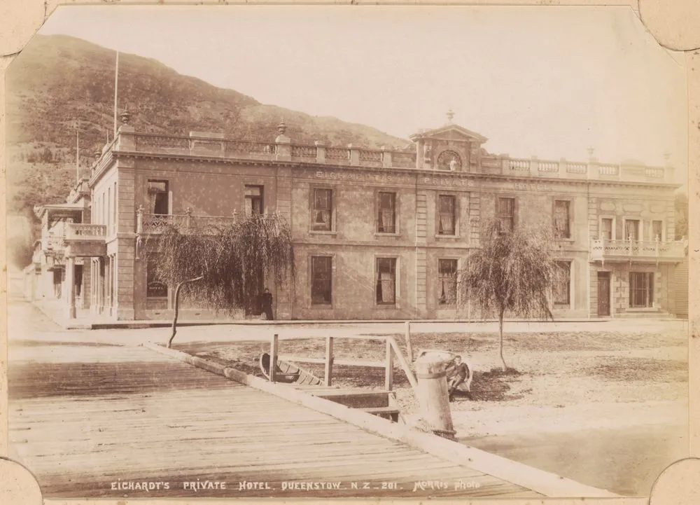 Eichardt's Private Hotel, Queenstown. From the album: New Zealand Scenery