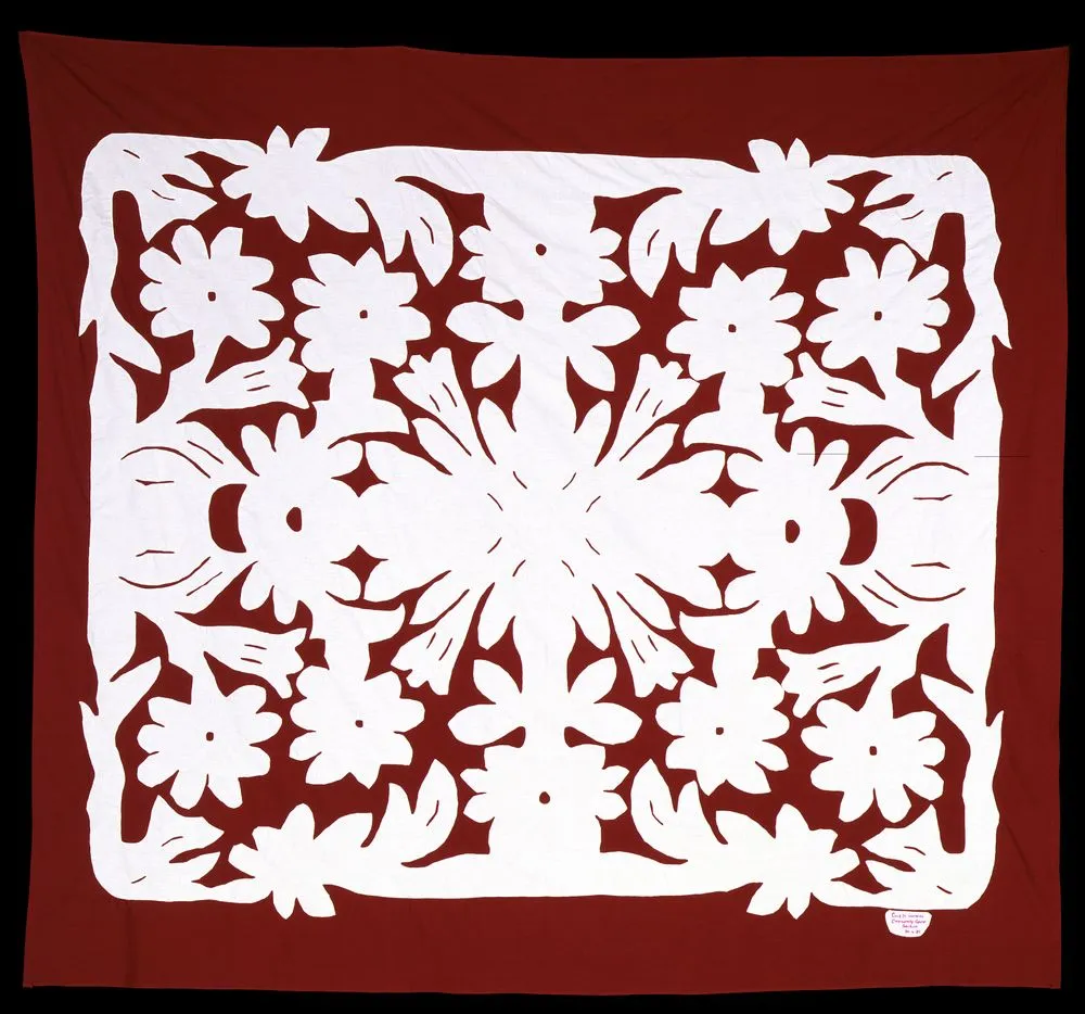 Tivaevae manu (applique quilt)