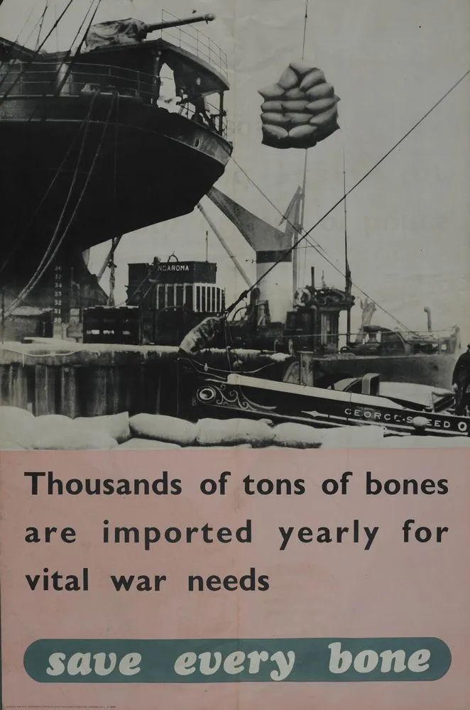 Poster, 'Thousands of tons of bones'